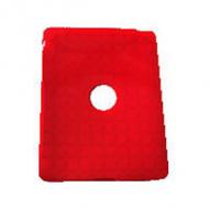 2go skin case gummihülle für ipad rot gemustert 865086