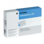 HERMA Haftetiketten DP1, 19 mm Durchmesser, rot selbstklebend, rund, für Druckmaschinen Inhalt: 10.000 Etiketten (2742)