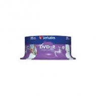 Dvd+r verbatim 8,5gb 25pcs pack double 8x spindel (43757)