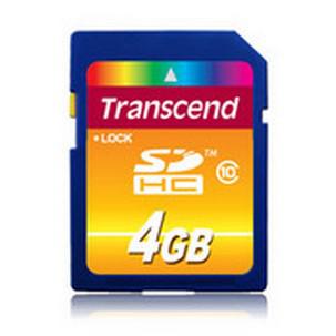 Trans nd MemCard SD TS4GSDHC10