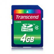 Trans nd MemCard SD 004GB SDHC Class 4 (TS4 DHC4)
