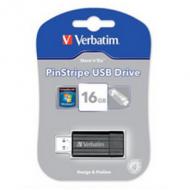 Verbatim pin stripe black usb2.0 16gb (49063)