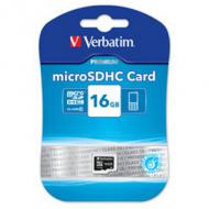 Verbatim micro sd 16gb (sdhc) class 10 (44010)