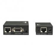 Manhattan videoextender vga cat5/cat5e/cat6 bis 300m schwarz (177344)