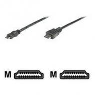 Manhattan hdmi-kabel high speed mini a -> a st / st  1.80m sw (304955)