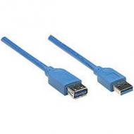 Manhattan usb 3.0 verlngerungskabel 1m a-stecker / a-buchse (325394)