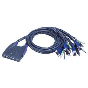 Kabel KVM Switch USB, 2-fach CS64US