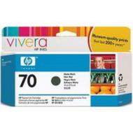 Original Vivera Tinte HP 70 (C9448A) für hp, schwarz matt Inhalt: 130 ml hp DesignJet 2100 / Z2100 / 3100 / Z3100 / Z3100GP (C9448A)