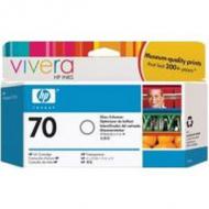 Original Vivera Tinte HP 70 (C9459A) für hp, Glanzverstärker Inhalt: 130 ml DesignJet 2100 / 3100 / Z3100 / Z3100GP Gloss Enchan r /  Glanzverstärker