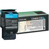 Lexmark toner cyan rück.   c54x / x54x ca. 1.000 s. (c540a1cg)