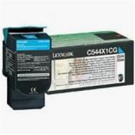 Lexmark toner cyan rück. c544 / x544 ca. 4.000 s. (c544x1cg)