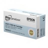 EPSON Tinte für EPSON Cd-Label-Printer PP 100, light cyan Inhalt: 31,5 ml Discproducer PP-100N / PP-100AP / PP-100II / PP50 / PP-100IIBD /  PP-50BD (C13S020448 / PJIC2)