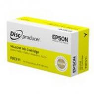 EPSON Tinte für EPSON Cd-Label-Printer PP 100, gelb Inhalt: 31,5 ml Discproducer PP-100N / PP-100AP / PP-100II / PP50 / PP-100IIBD /  PP-50BD (neu: C13S020692  /  170015441838  /  C13S020451 / PJIC5)