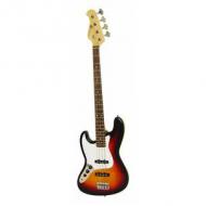 DIMAVERY JB-302 E-Bass LH, sunburst (26222035)