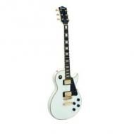 DIMAVERY LP-520 E-Gitarre, weiß / gold (26215160)