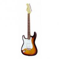 DIMAVERY ST-203 E-Gitarre LH, sunburst (26211135)