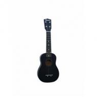 DIMAVERY UK-200 Ukulele, sopran, schwarz (26255822)