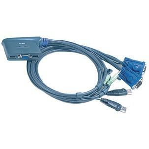 Kabel KVM Switch USB, 2-fach CS62US