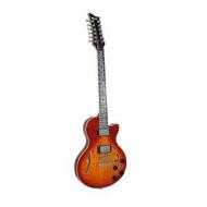 DIMAVERY LP-612 E-Gitarre, flamed sunburst (26215180)