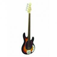 DIMAVERY MM-501 E-Bass, fretless, tobacco (26222080)