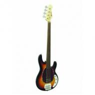 DIMAVERY MM-501 E-Bass, fretless, tobacco (26222080)