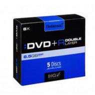 Intenso Medium DVD+R 8.5 GB  /  08x  /  DDL  /  005er JewelCase (4311245)