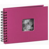 Hama Spiral-Album Fine Art, 24x17 cm, 50 schwarze Seiten, Pink (00113674)
