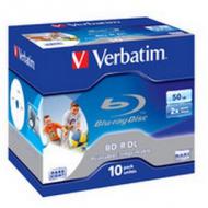 Verbatim Medium BD-R  /  50 GB  /  6x  /  10er  /  JC  /  Blu-Ray  /  druck (43736)