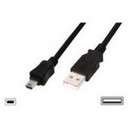 Digitus Kabel USB 2.0  /  01,80m  /  StA - miniStB (AK-300108-018-S)