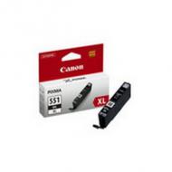 Canon Tinte für Canon Pixma IP7250, schwarz, HC Inhalt: 11 ml (CLI-551XLBK / 6443B001) Pixma IP8750 / IX6850 / MG5450 / MG5550 / MG6350 / MG6350S / MG6450 /  MG7150 / MX725 / MX925