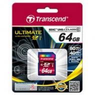 Trans nd MemCard SD 064GB SDXC Class 10 UHS-I (TS64 DXC10U1)