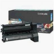 Original Toner für LEXMARK C780n / X782n, cyan, HC Kapazität: ca. 10.000 Seiten (hohe Kapazität) C780n / C782n / X782e (C780H1CG)