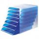 Schubladenbox IDEALBOX, transluzent blau 1712000400