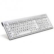 Logickeyboard xl-print black on white uk (pc) (lkb-lprntbw-ajpu-uk)