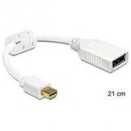 Delock displayport adapter mini dp -> dp st / bu weiß (65427)