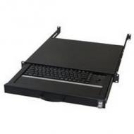 Aixcase 19" rack 1u tastatur us touchpad usb schwarz (aix-19k1ukustp-b)