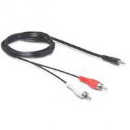 Delock audiokabel 3,5mm stereo -> 2x cinch st / st 5.00m (84212)