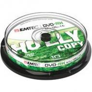 Emtec dvd-rw 4.7gb 10pcs 4x cake classic (ecovrw47104cb)