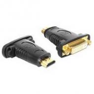 Delock hdmi adapter a -> dvi(24+5) st/bu (65467)