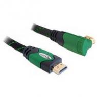 Delock hdmi kabel ethernet a -> a st / st 1.00m 90° rechts (82951)