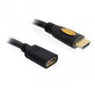 Delock hdmi verl. ethernet a -> a st / bu 1.00m 4k (83079)