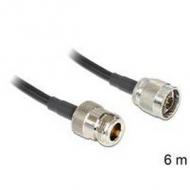 Delock hf kabel hf n stecker > n buchse lmr195 low loss 6 (88683)
