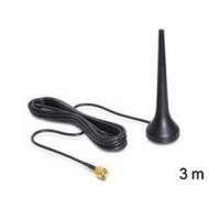 Delock gsm-antenne sma 2,0dbi standfuß 3.00m quadband (88690)