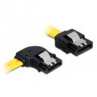 Delock sata-kabel sata iii -> sata links st / st 0.50m gelb (82825)