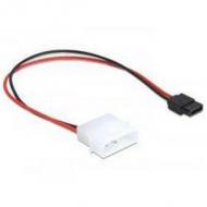 Delock stromkabel molex 2pin -> sata 6pin st / st 0.25m (82913)