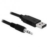 Delock usb kabel a -> 3,5mm 3pin 1.80m (5 v) ttl (83115)