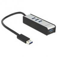 Delock usb-hub 4-port usb3.0, aluline extern (62534)