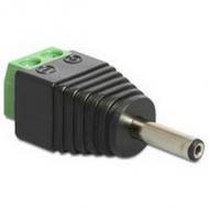 Delock adapter terminalblock 2pin -> dc 1,3 x 3,5mm stecker (65434)