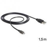 Delock usb kabel a -> micro-b st / st 1.50m mit led sw (83272)