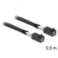 Delock sas kabel mini sas hd -> mini sas hd st/st 0.50m (83386)